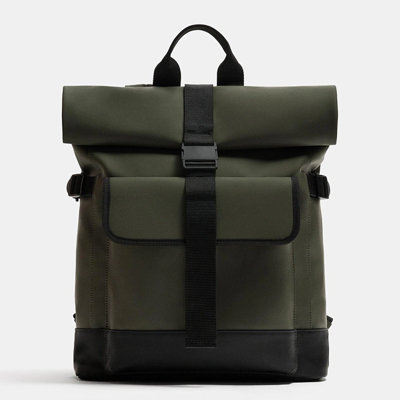 olive green backpack